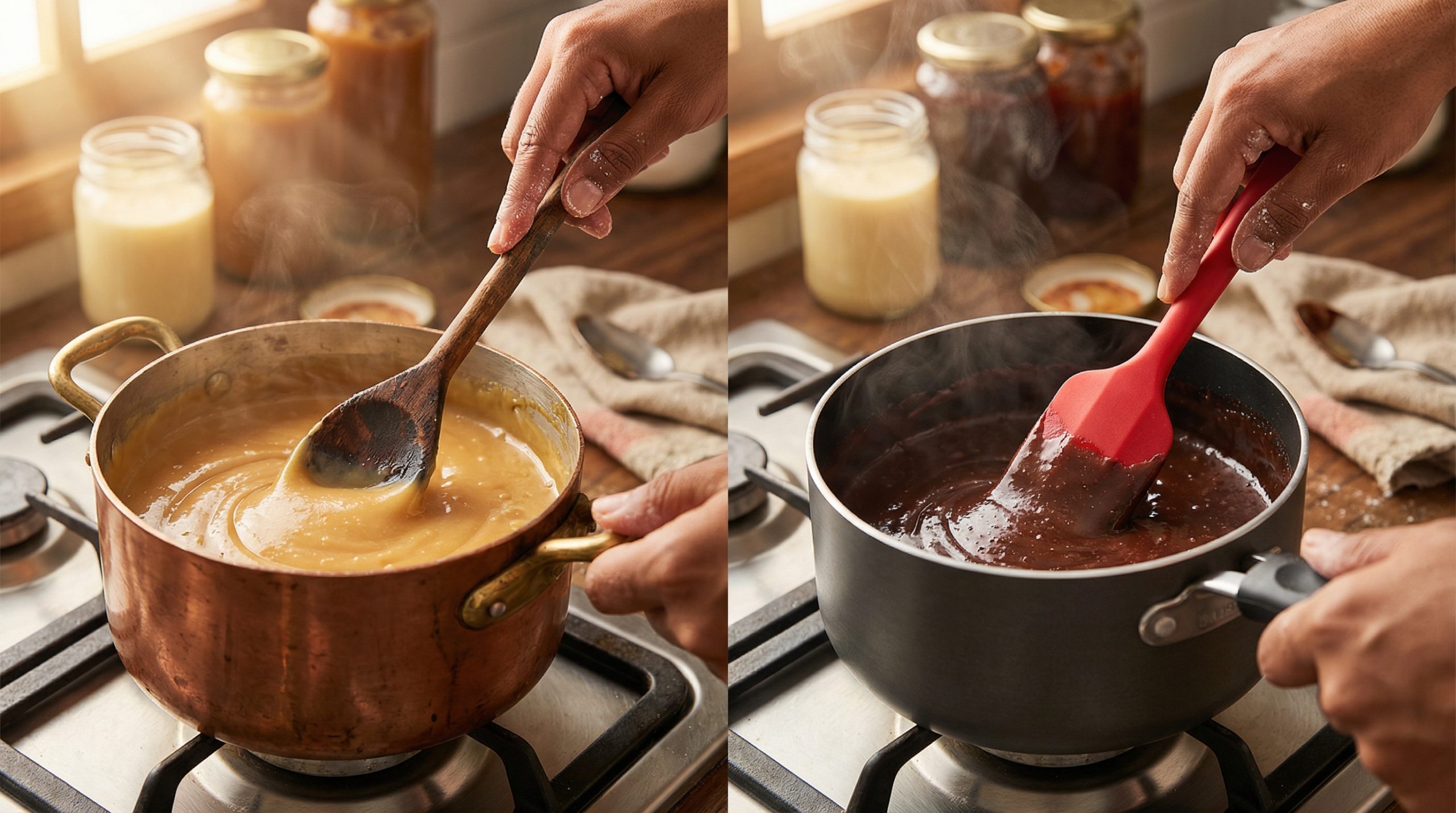 Colher de pau ou Silicone? O veredito para Doces de Panela