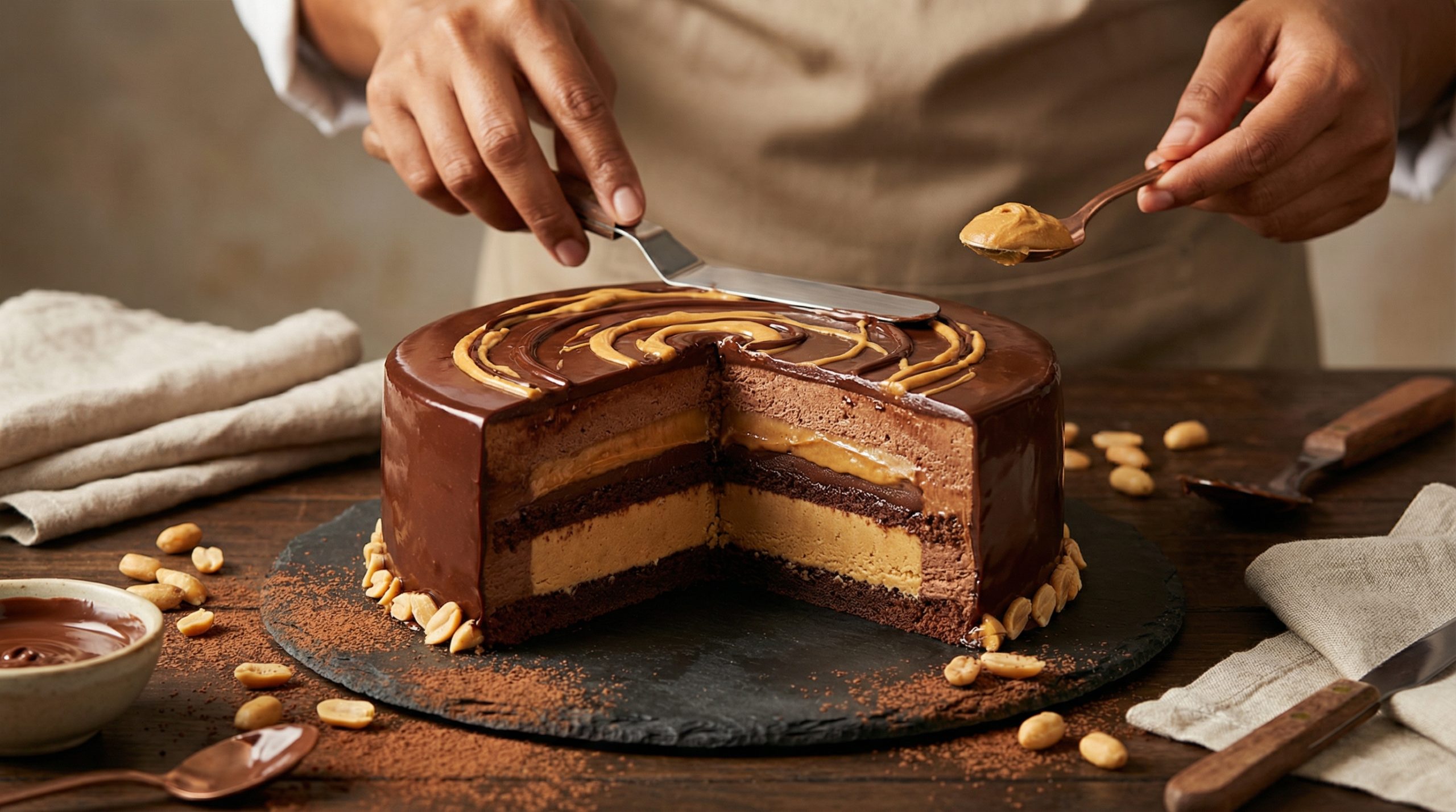 Pasta de amendoim firma a estrutura do Chocolate e Cremes