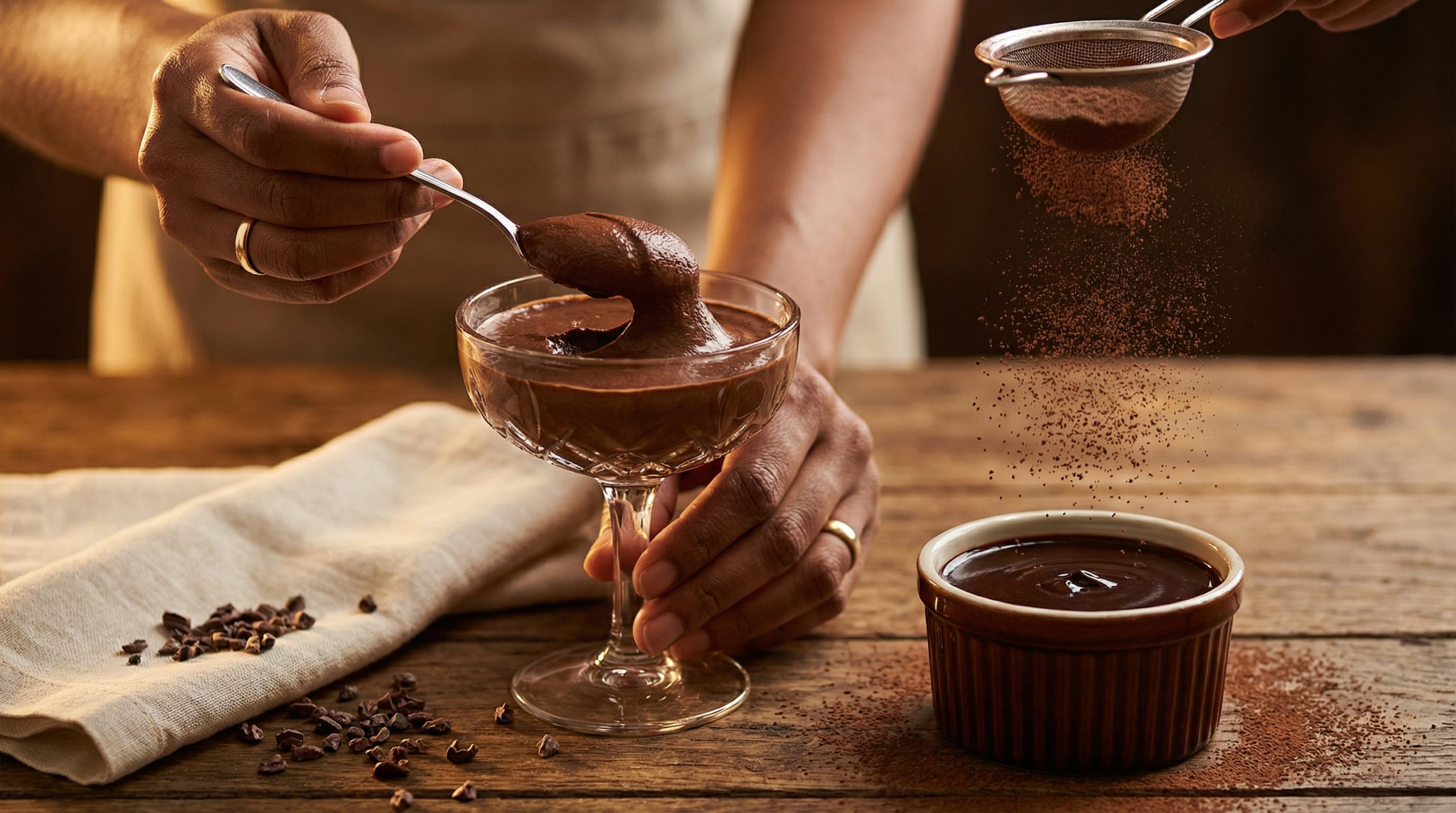 Cacau alcalino garante cor intensa em Chocolate e Cremes