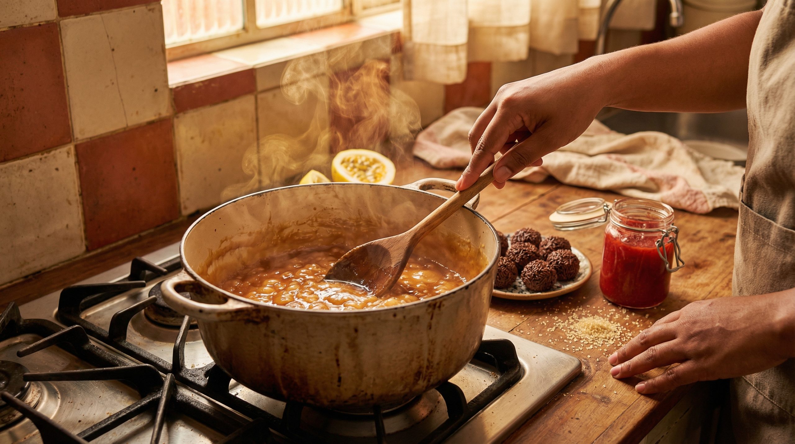 Nunca use panela fina para fazer Doces de Panela