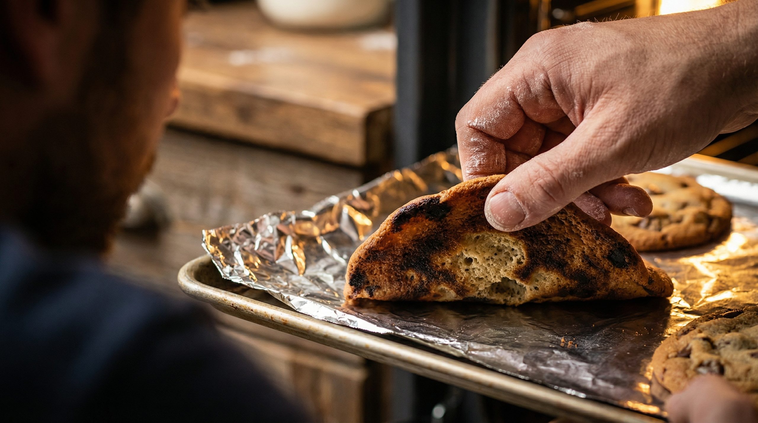 Papel alumínio queima a base de Biscoitos e Tortas? - 2