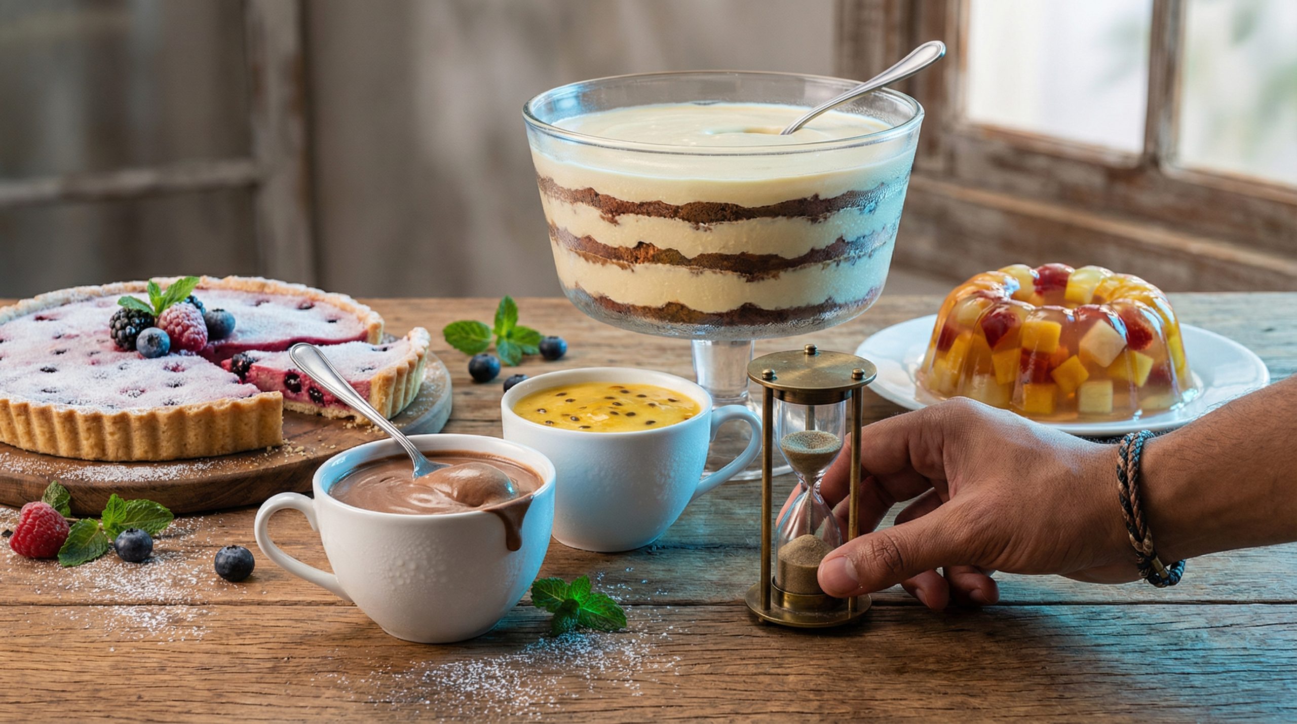 Servir antes da hora desmancha as Sobremesas Geladas?