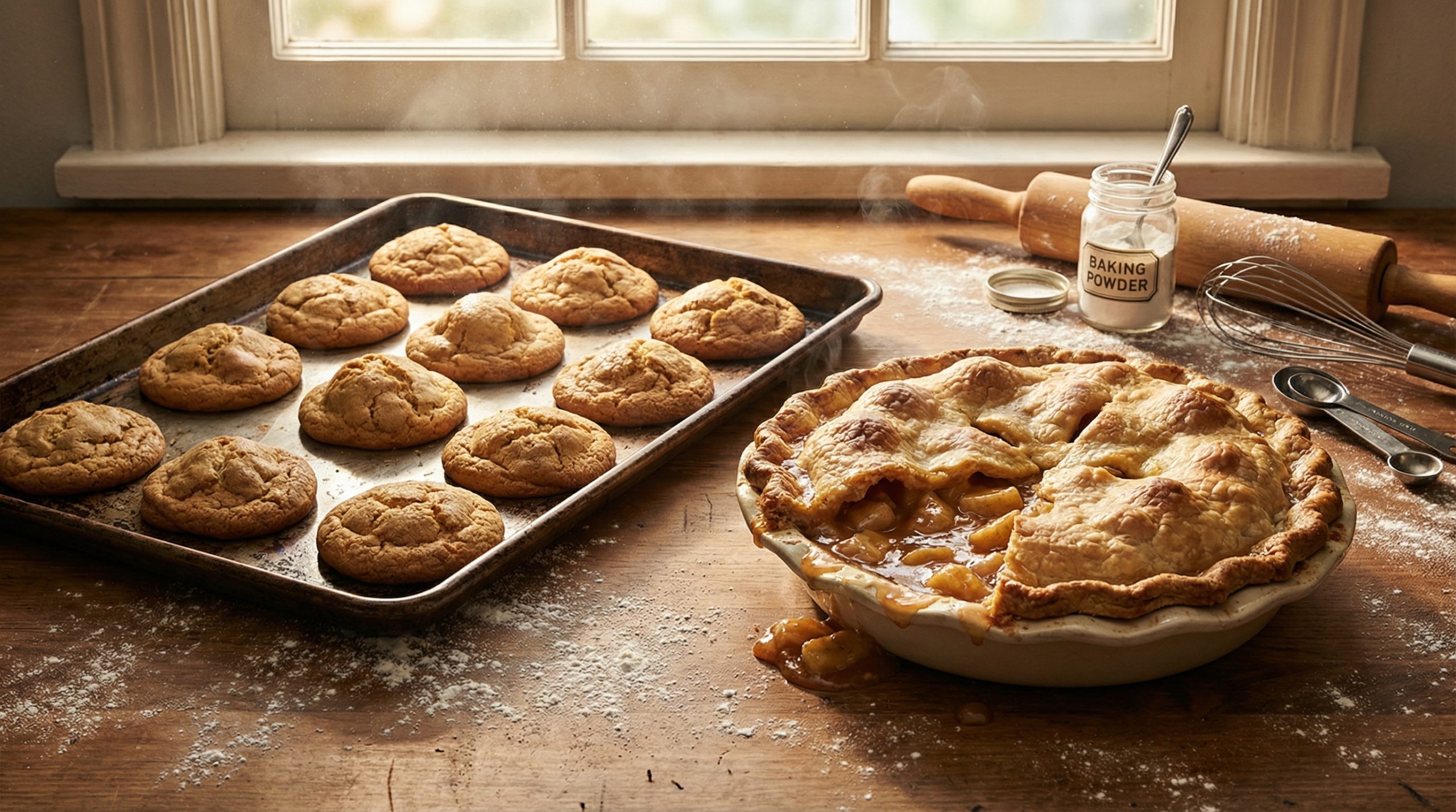 Fermento em excesso (químico) deforma Biscoitos e Tortas