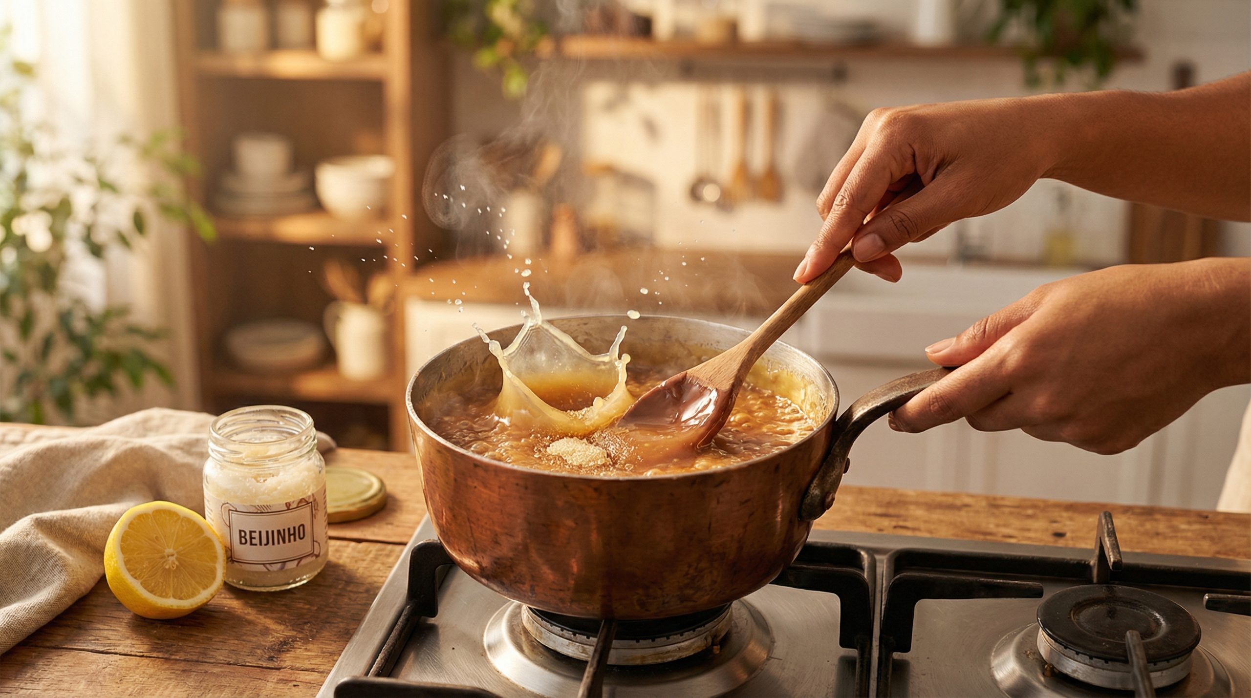 Gotas de limão evitam a cristalização em Doces de Panela?