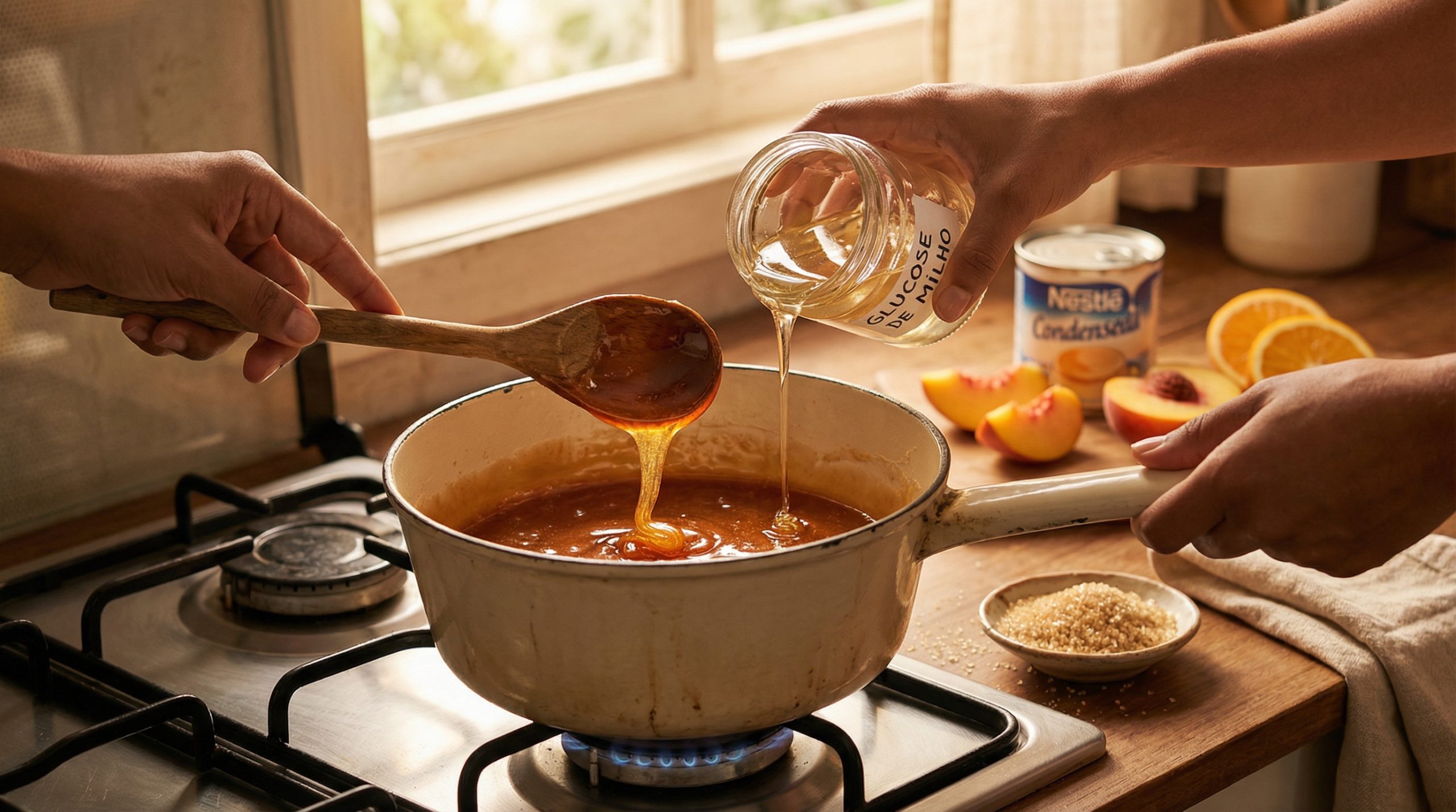 Glucose de milho — Fim da cristalização em Doces de Panela