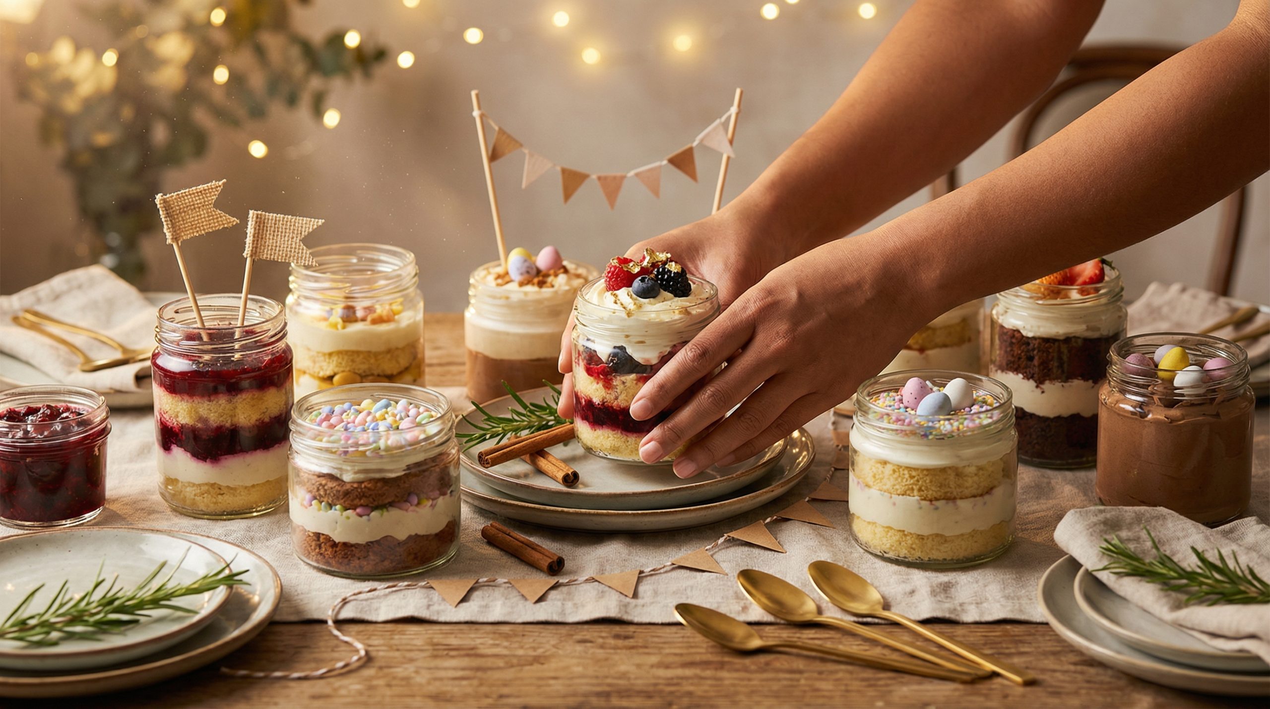 Montagem em potes agiliza Festas e Datas — E rende muito