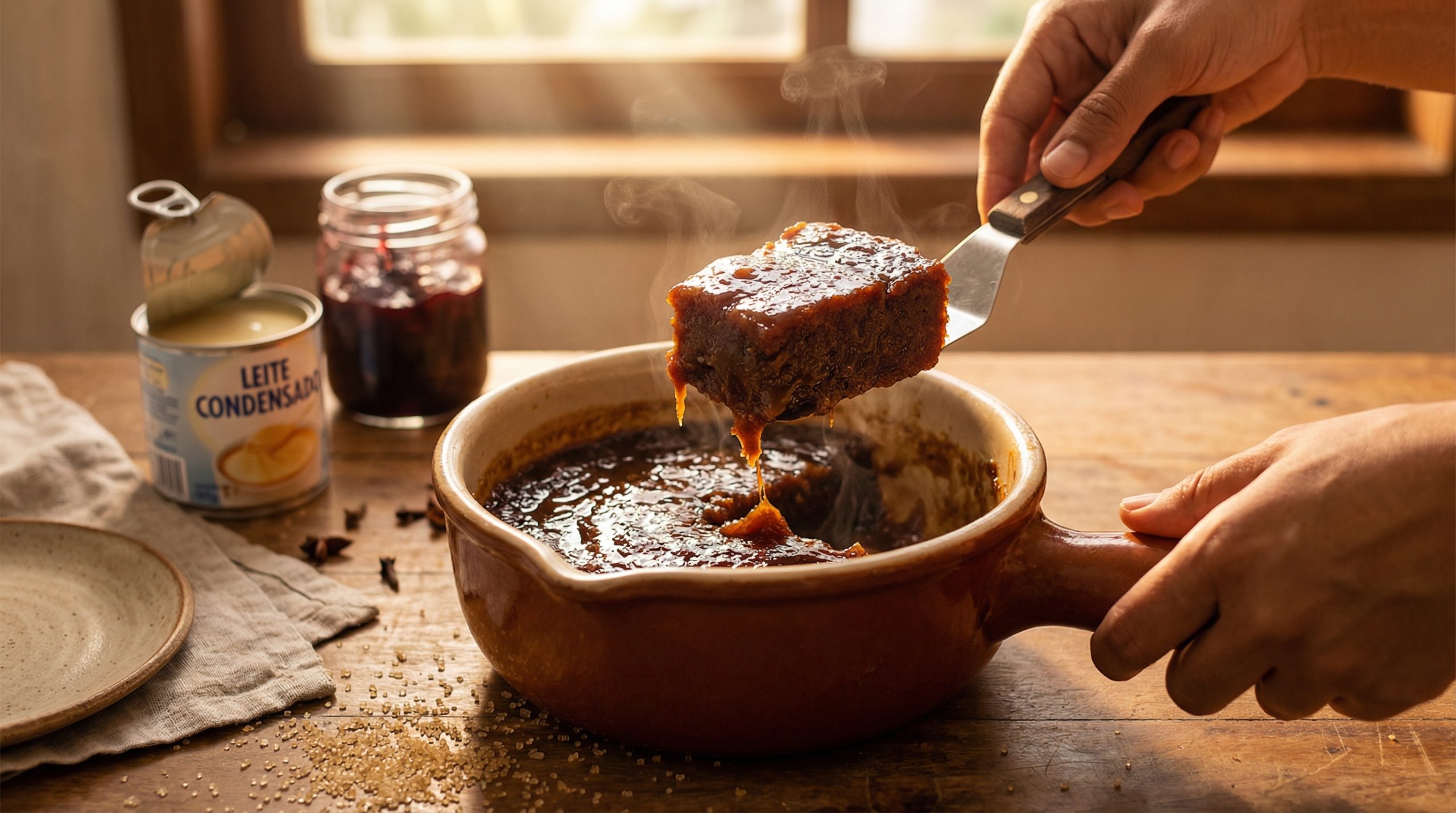 Consistência de corte (sem ressecar) para Doces de Panela