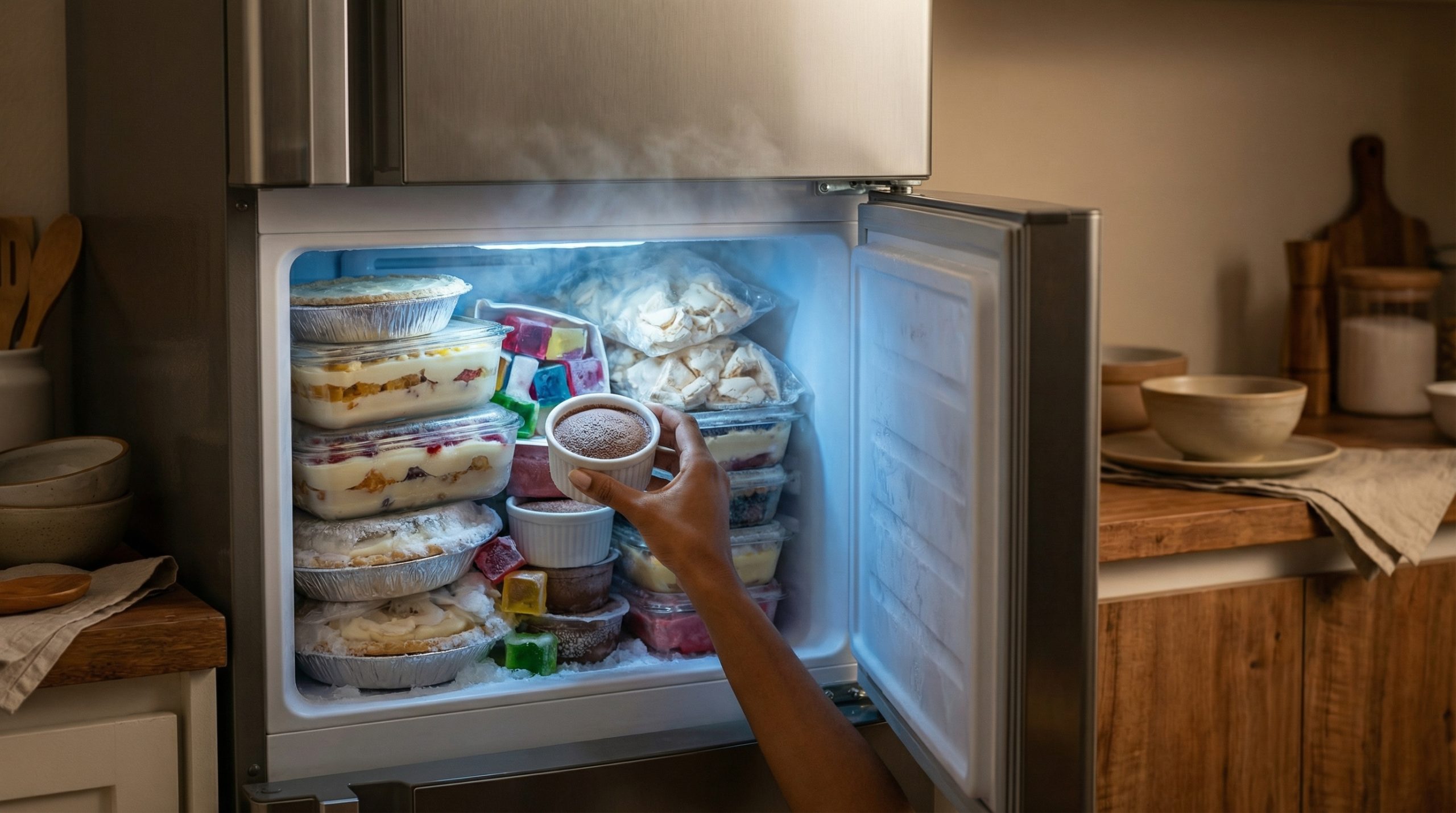 Freezer lotado — O grande vilão de Sobremesas Geladas