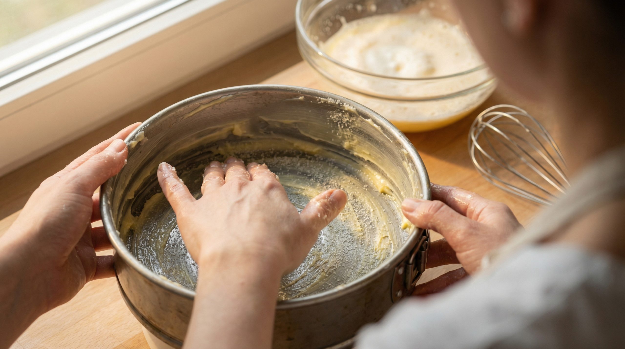 Untar com açúcar (sem farinha) cria casca nos Bolos Caseiros - 2