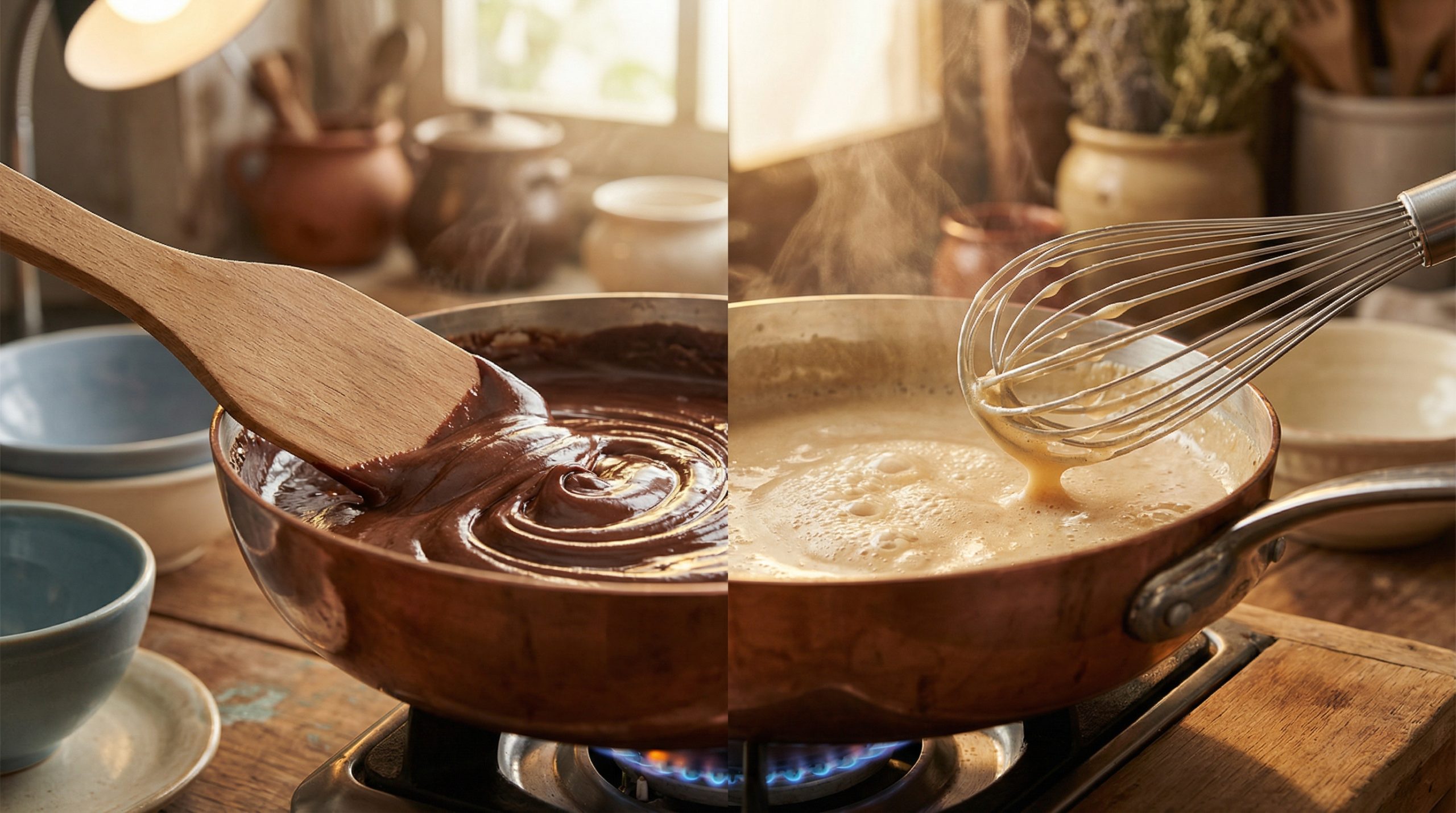Trocar a espátula pelo fouet arruína Doces de Panela?