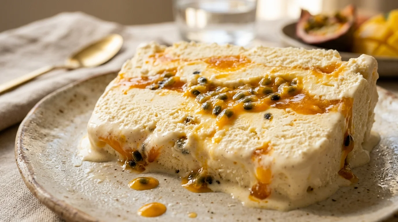Semifreddo brasileiro: a sobremesa gelada que conquista sem sorveteira - detalhe